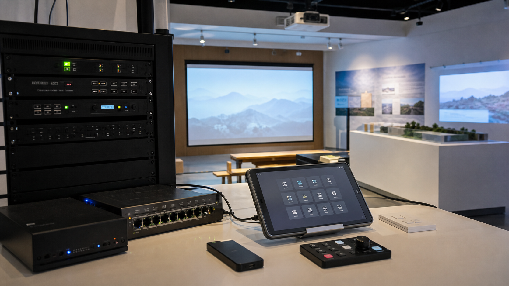 展厅中控软件怎么选？主流类型盘点与选型维度